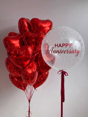 Anniversary Heart Balloon Bouquet