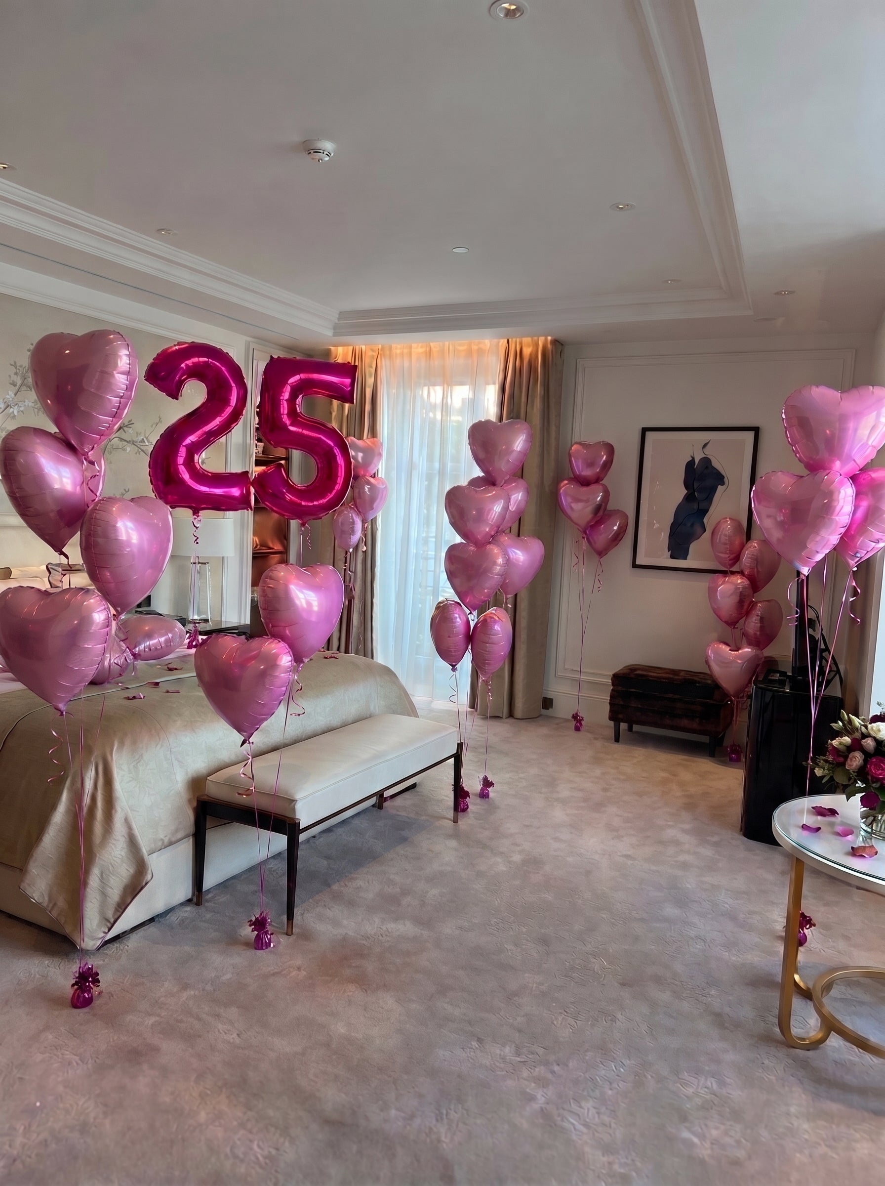 Pink Heart Balloon Package